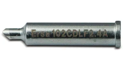 Zdjęcie produktu dla Końcówka lutownicza ERSA, 0102CDLF24A/SB, w kształcie dłuta, asymetryczna, 2,4 mm