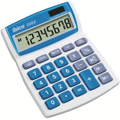 Produktbild von Rexel 208X, Desktop, Einfacher Taschenrechner, 8 Ziffern
