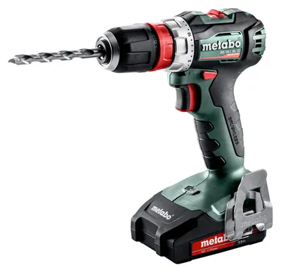 Produktbild von Metabo 602327500, Elektrischer Schraubendreher, Schwarz, Lithium-Ion (Li-Ion), 10 mm, 10 mm, 10 mm