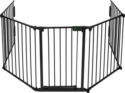 Produktbild von VOUNOT® Kaminschutzgitter Metall, 5 Elemente inkl. Sicherheitstür, 300 x 75 cm