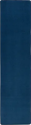 Produktbild von Trend Velours Teppich Läufer Kurzflor Modern Pflegeleicht Einfarbig, Größe:100x400 cm, Farbe:Dunkelblau