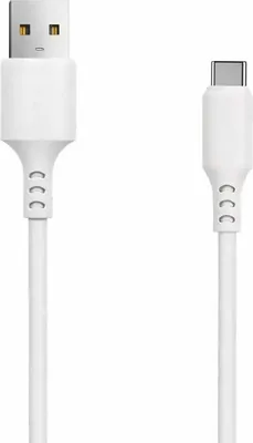 Obrázok produktu pre Kábel USBA-USBC 1m 3A SETTY GSM106094 biely