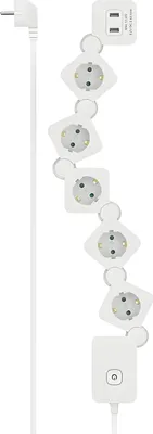 Produktbild von Hama 00223190, 1,4 m, Drinnen, Typ F, Typ F, Abgewinkelt, 1,5 mm²