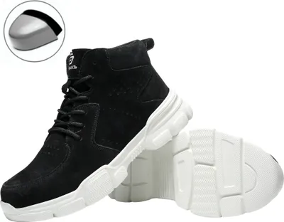 Produktbild von Shraks Stride Sicherheitsschuhe - Arbeitsschuhe für Damen und Herren - Stahlkappe - Sneaker - Atmungsaktives und leichtes Design - Größe 43