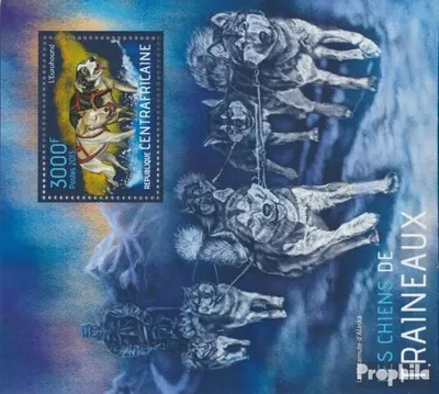 Produktbild von Briefmarken Zentralafrikanische Republik 2013 Mi Block 1105 (kompl. Ausgabe) postfrisch Hunde