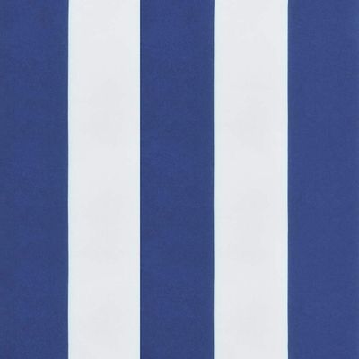 vidaXL Polštáře na zahradní židle 6ks. Modro-bíle pruhované 40x40x3cm látka