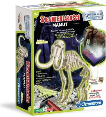 Obrázok produktu pre Clementoni Scientific Fun Skamenelina Mamuta Dinosaura - 60890