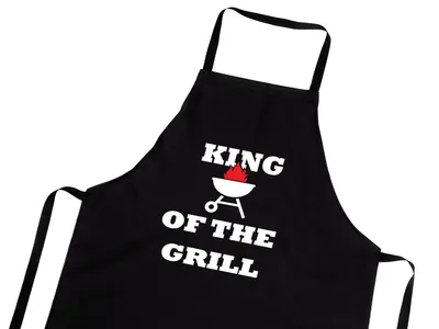 Produktbild von Original Grillschürze Kochschürze Latzschürze Bistroschürze BBQ Apron Werkschürze ideale Männer Frauen Geschenk König des Grills [106]