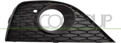 Produktbild von PRASCO Lüftungsgitter Grill Stoßfänger für SEAT Ibiza IV Schrägheck (6J5, 6P1) mit Loch/Löchern für Nebellampen Schwarz