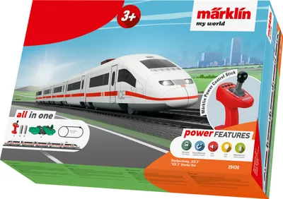 Produktbild von Märklin ICE 3 Modelová železničná štartovacia súprava 29430 Lokomotíva s 3 úrovňami rýchlosti a 3 zvukovými funkciami