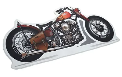 Produktbild von Originalstück Teppich 60x118 cm - Motorrad