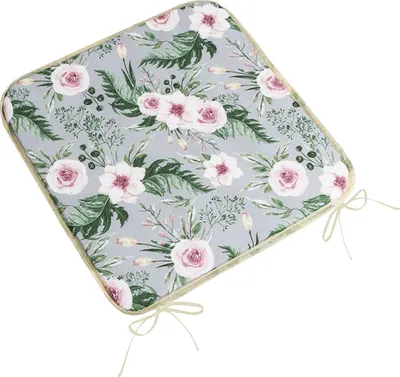Produktbild von Kissen Adéla glatt - 40x40 cm - Rosa,Grau,Grün