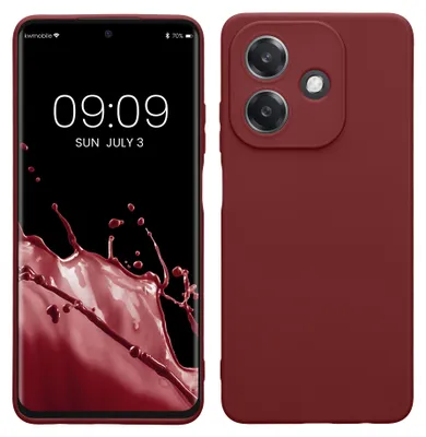 Produktbild von kwmobile Handyhülle für Oppo A40 4G / A40M 4G Hülle - weiches Handy Silikon Case - Schutzhülle Cover - Bordeaux Violett