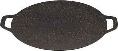 Produktbild von Induktionsgriddle mit Antihaftbeschichtung und gleichmäßiger Wärmeleitung, Koreanischer BBQ Grill, Edelstahl, 30cm