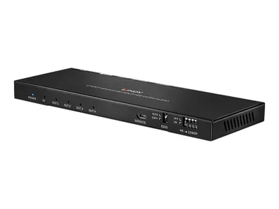 Immagine prodotto di Splitter HDMI 18G a 4 porte Lindy con audio e downscaling