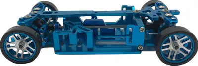 Produktbild von 1/28 Mini-Q Metall RC Car Frame Upgrade Teile mit Differential Reifenausfall
