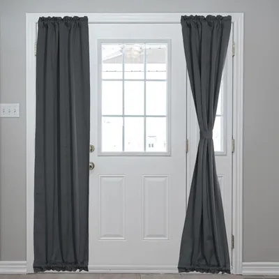 Immagine prodotto di Tende oscuranti per porte, colore nero, dimensioni 63 x 183 cm, per garantire la privacy