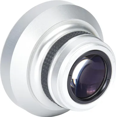 Zdjęcie produktu dla Srebrny, uniwersalny dodatkowy obiektyw 37 mm 0,25x Super Fisheye do obiektywów kamer kalibru 37 mm