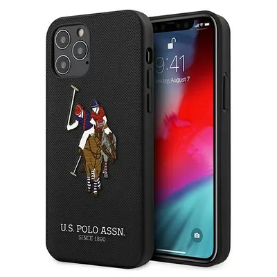 Produktbild von Us Polo Ushcp12Lpugflbk Iphone 12 Pro Max 6,7 Czarny/Schwarz Polo Stickerei Sammlung