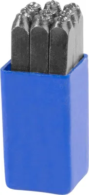Image de Poinçons a chiffres HR59204, hauteur des chiffres 4 mm, 9 pieces