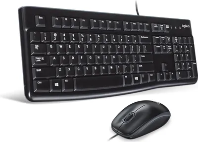 Produktbild von Logitech MK 120 corded Desktop USB Keyboard + Mouse