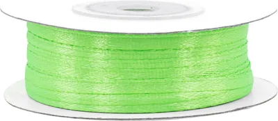 Produktbild von Satinband 3mm x 50m Rolle Apfelgrün