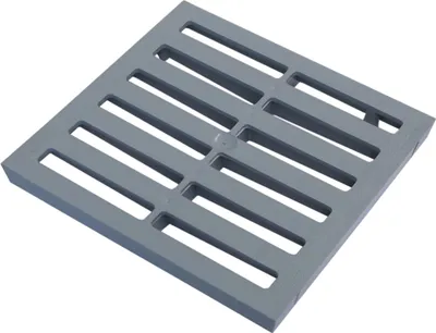 Produktbild von Marley Einlaufrost 187x187mm Einlaufschacht Rost Kunststoff begehbar Schachtrost 532530