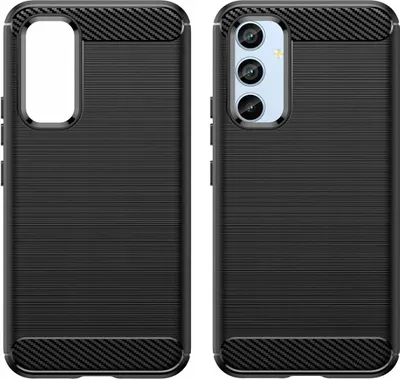 Produktbild von Carbon Shield TPU Hülle für Samsung Galaxy A54 - Schwarz KP24366