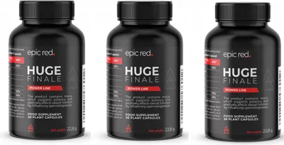 Image de 3x EPIC RED HUGE FINALE complément alimentaire