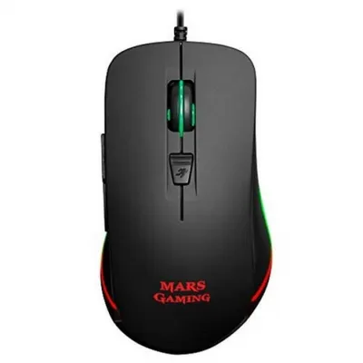 Zdjęcie produktu dla Mars Gaming MM118, Po prawej stronie, Optyczny, USB Typu-A, 9800 DPI, Czarny