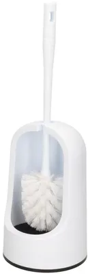 Produktbild von Plasticforte Toilettenburste mit Halter - weis - Kunststoff