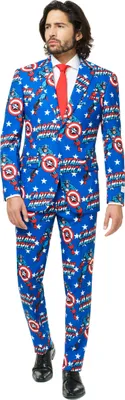 Produktbild von Captain America Anzug - Karneval Faschingskostüm Größe: 48
