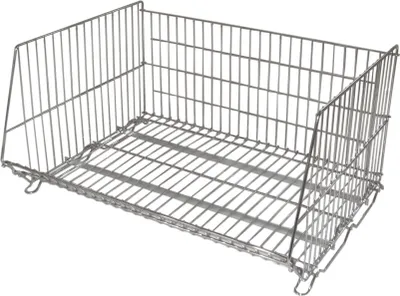 Produktbild von Stapelkorb, 800x600x400 mm, glanzverzinkt