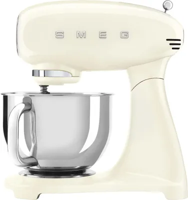 Obrázek produktu pro SMEG SMF03CREU - Stojanový mixér - krémové barvy - hnětací - mixování - 1 m - 4,8 l - žebřík