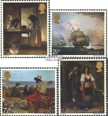 Produktbild von Briefmarken GB - Jersey 1971 Mi 57-60 (kompl.Ausg.) postfrisch Gemälde