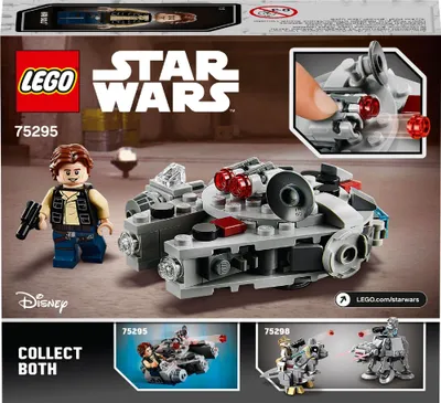 Obrázek produktu pro LEGO Star Wars Mikrostíhačka Millennium Falcon™, Sada na stavění, 6 rok/roky, Plast, 101 kusů, 110 g