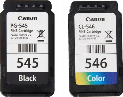Produktbild von Canon PG-545/CL-546 BK/C/M/Y Tinte Multipack, Standardertrag, Schwarz, Cyan, Magenta, Gelb, 2 Stück(e), Multipack