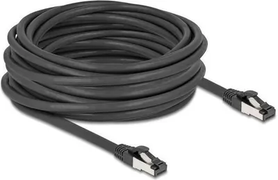 Produktbild von Delock RJ45 Netzwerkkabel Cat.8.1 S/FTP 10 m bis 40 Gbps schwarz