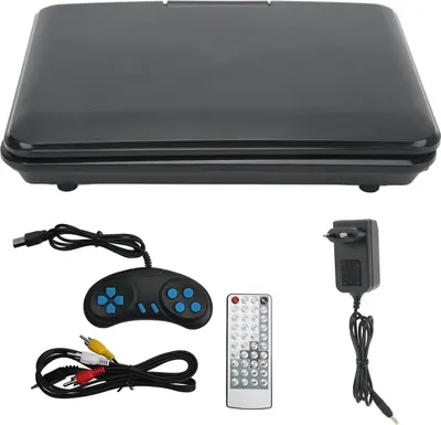 Obrázok produktu pre 1080p Prenosný DVD prehrávač 7in HD otočná obrazovka Podpora USB pamäťovej karty Auto MP5 Video