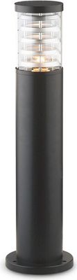 Ideal Lux Tronco PT1 Small, Bodenbeleuchtung für den Außenbereich, Schwarz, Aluminium, Glas, IP44, Eingang, Transparent