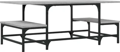 Produktbild von vidaXL Couchtisch Grau Sonoma 100x50,5x40 cm Holzwerkstoff