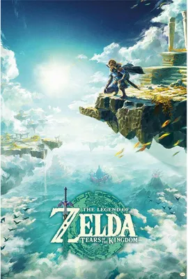 Produktbild von The Legend Of Zelda: Tears Of The Kingdom - Poster "Hyrule Skies", Maxi PM6567 (91,5 cm x 61 cm) (Blau/Weiß)
