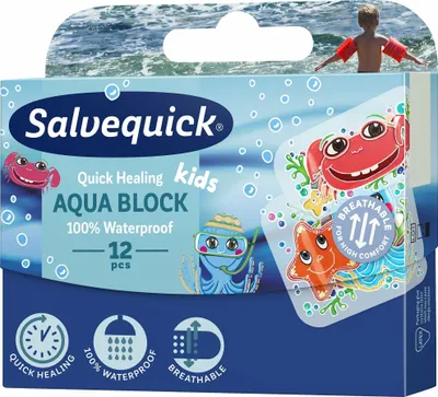 Produktbild von Salvequick AQUA BLOCK 12 KIDS / 9240