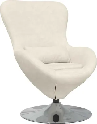 Obrázok produktu pre vidaXL Kreslo Egg cream velvet