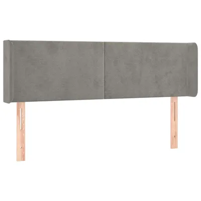 Produktbild von VidaXL 3118536, Hellgrau, Polyester, Holz, 1470 mm, 78 cm, 88 cm, 160 mm