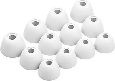Produktbild von 12 x Silikon Ohrstöpsel Ohrhörer Gummi Tipps Für Samsung Galaxy Buds 1 Kopfhörer Ohrhörer in Weiß