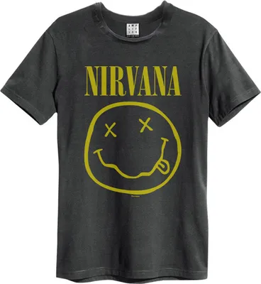 Produktbild von Amplified Musik Rock Band Tour Shirts Uni Männer Frauen Nirvana - Smiley Face XL