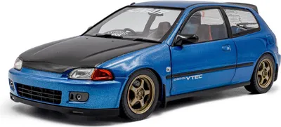 Produktbild von Solido Modellauto Maßstab 1:18 Honda Civic (EG6) kobaltperlblau 1991 S1810406