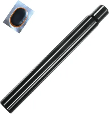 Produktbild von Humpert Ergotec Alu Kerzensattelstütze Sattelstütze 300 mm Ø 27,2 mm Schwarz inkl. Schlauchflicken