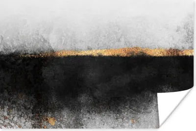 Produktbild von MuchoWow® Poster Gold - Abstrakt - Luxus 60x40 cm - Schlafzimmerdekoration